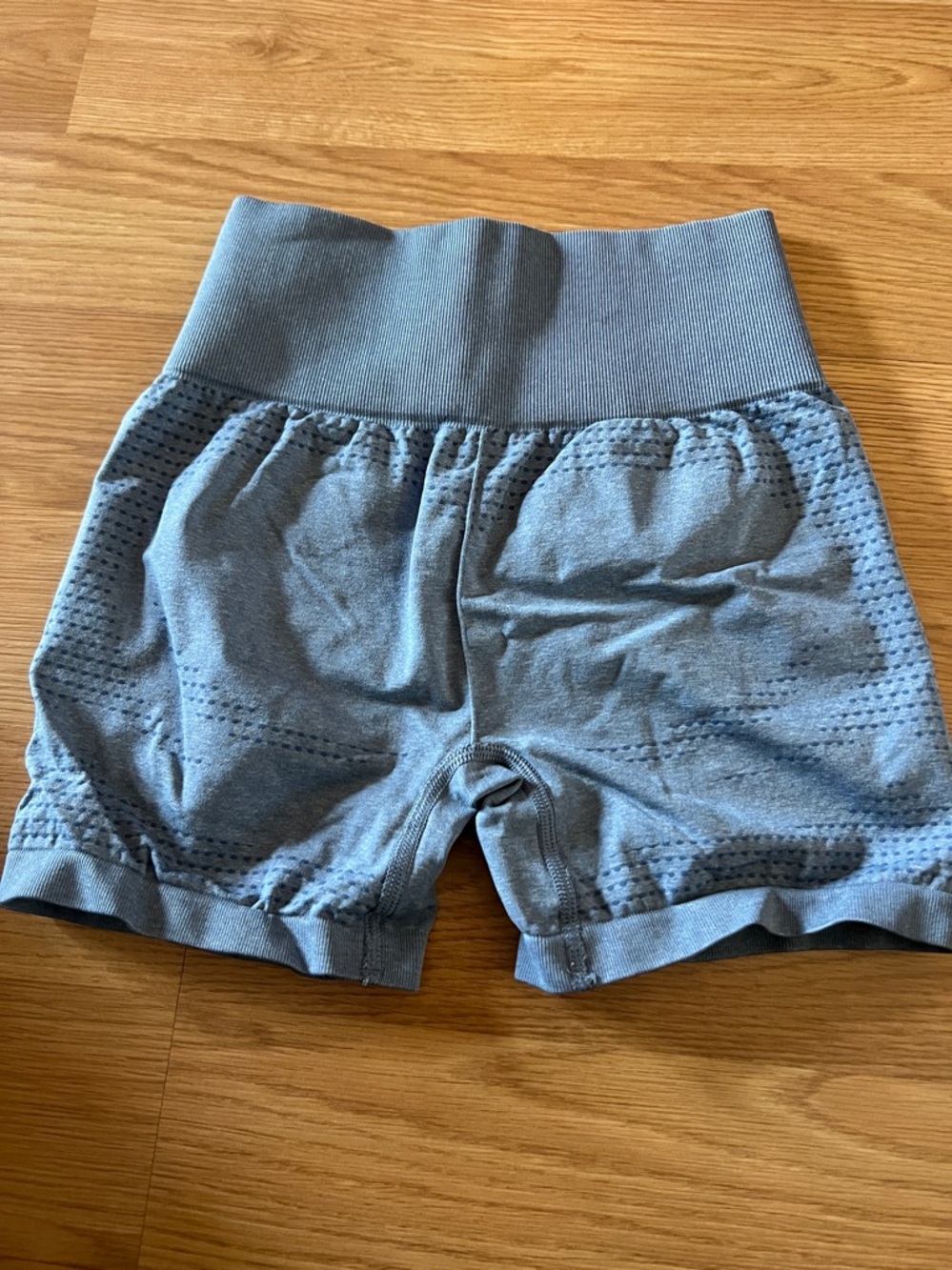 Gymshark vital Seamless High-Waist Shorts - XS blue/grey - Picture 3 of 4